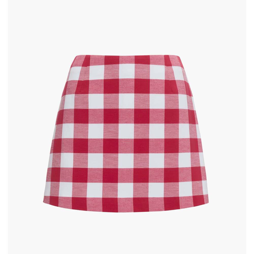 Hill House Home The Hallie Skirt - Red Gingham Size XSRed Gingham / XS